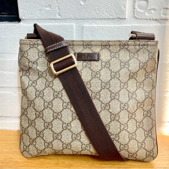 Gucci Authenticated Supreme Monogram Canvas Crossbody Bag - Picture 1 of 15